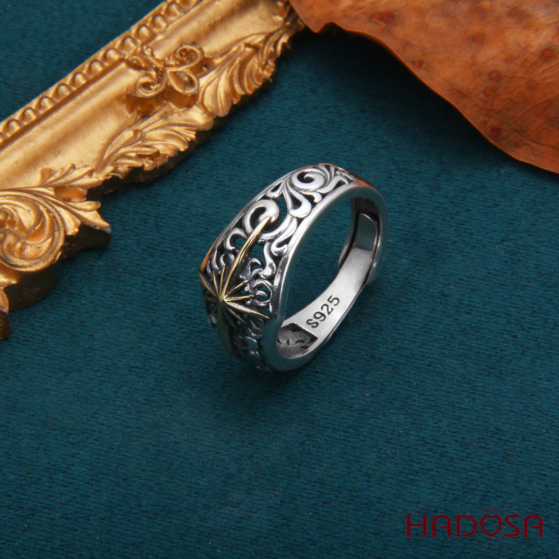 Nhẫn bạc Thái ngón trỏ