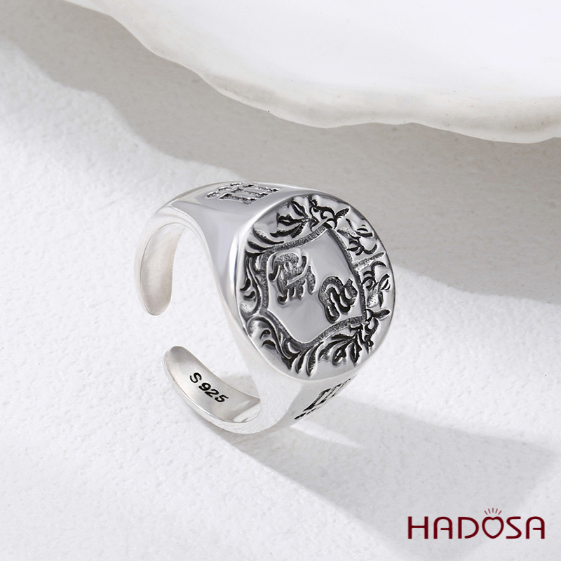 Nhẫn bạc nam bạc Thái