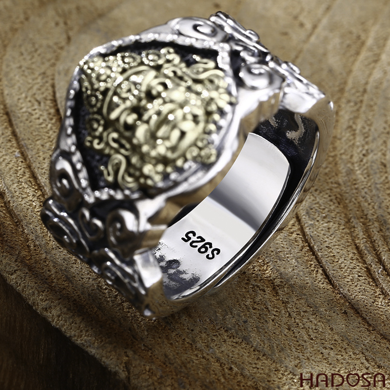 Nhẫn bạc Thái nam