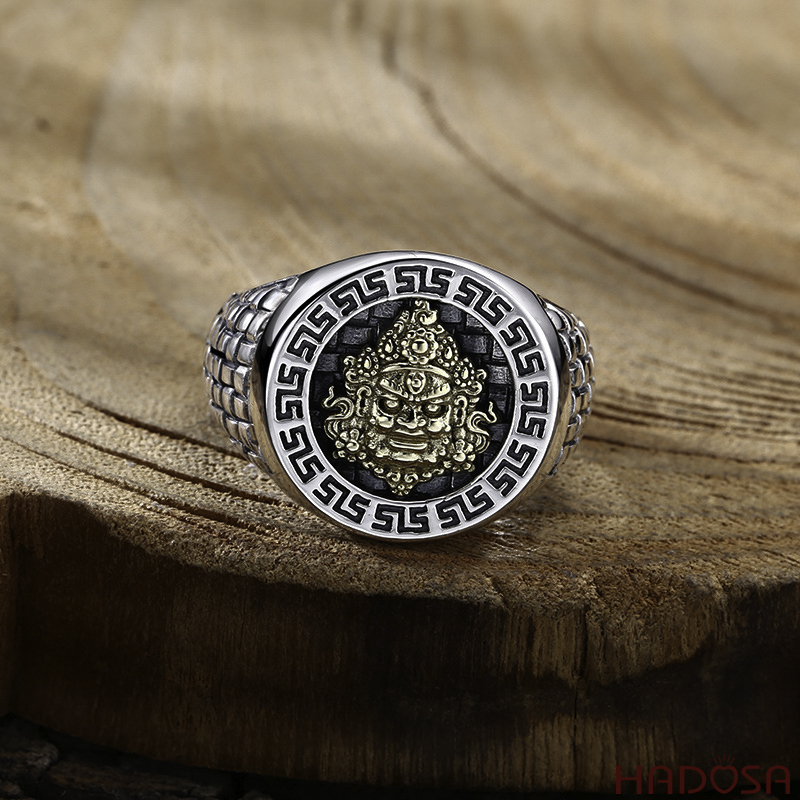 Nhẫn bạc Thái nam