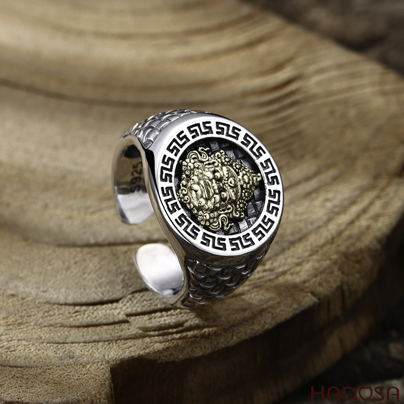 Nhẫn bạc Thái nam