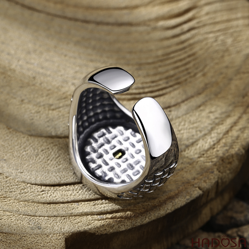 Nhẫn bạc Thái nam