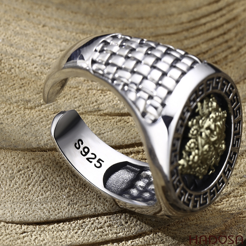 Nhẫn bạc Thái nam