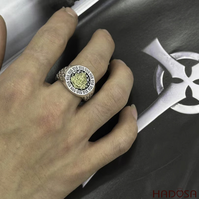 Nhẫn bạc Thái nam