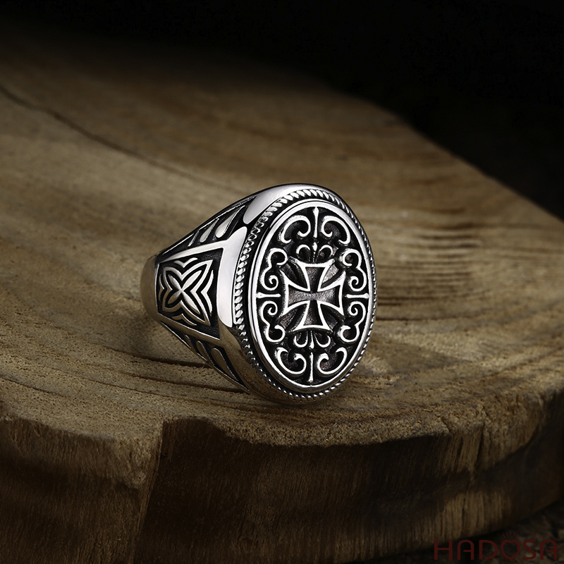 Nhẫn bạc Thái Chrome Hearts