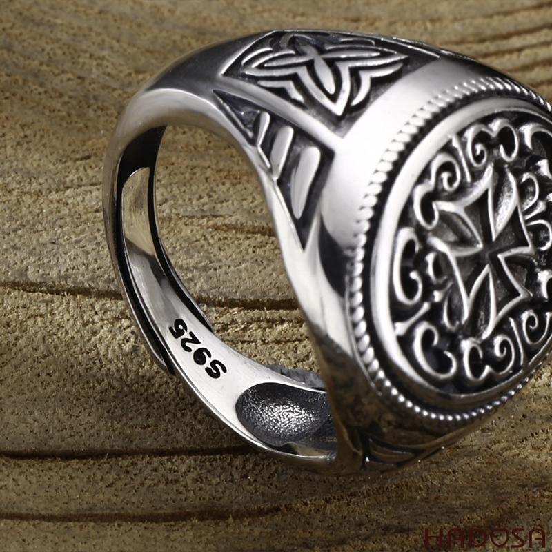 Nhẫn bạc Thái Chrome Hearts