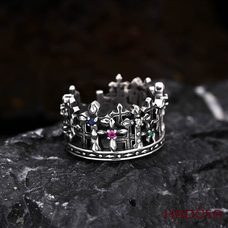 Nhẫn bạc Thái Vương miện