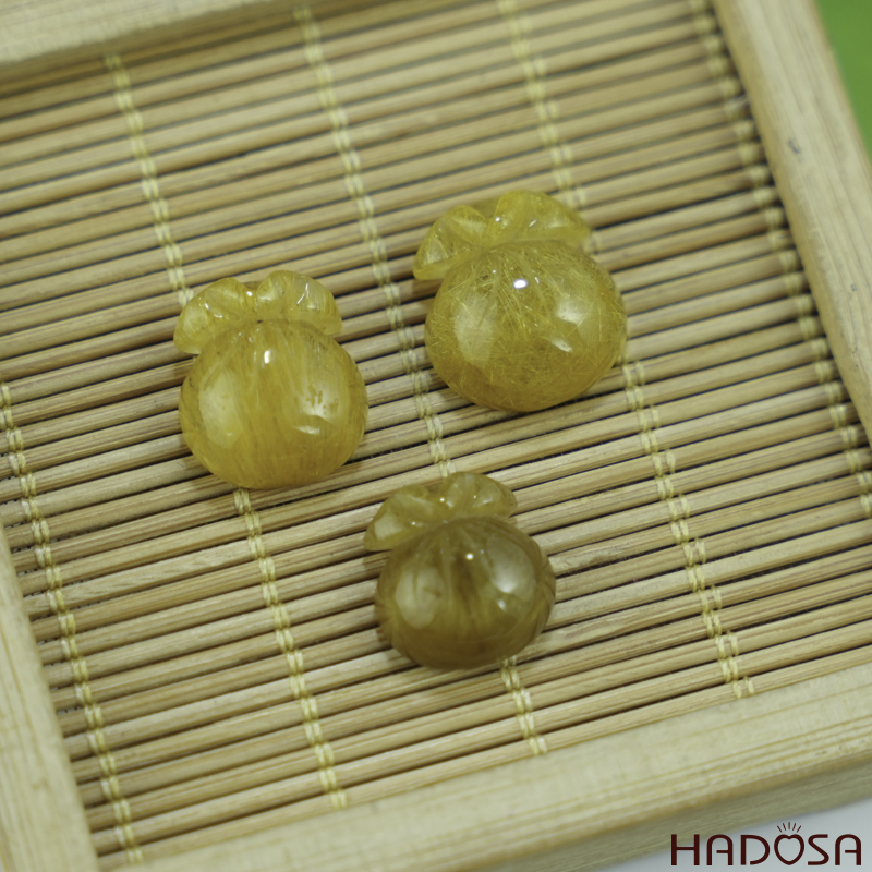 Túi tiền thạch anh tóc vàng