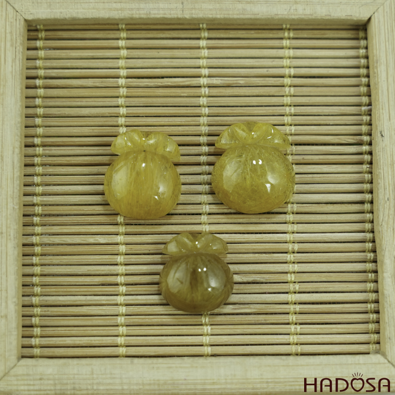 Túi tiền thạch anh tóc vàng