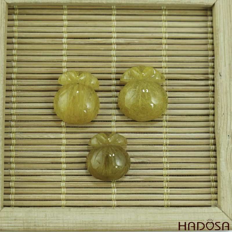 Túi tiền thạch anh tóc vàng