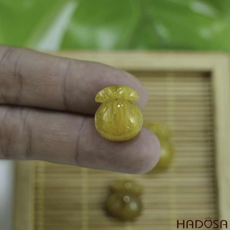 Túi tiền thạch anh tóc vàng