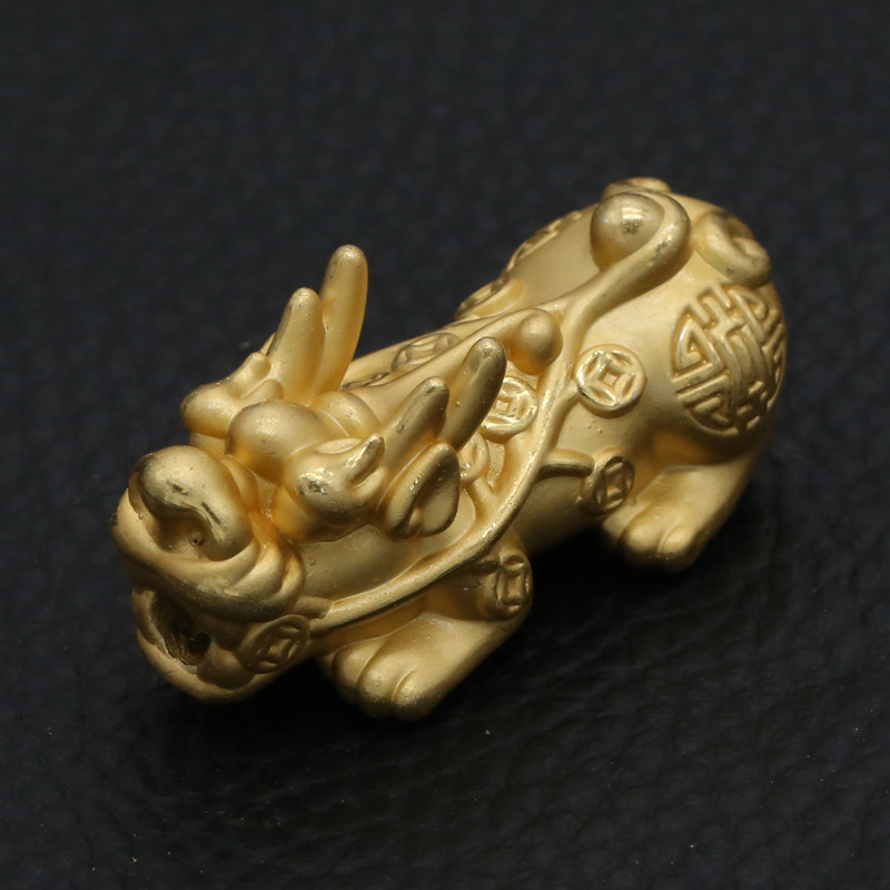 Tỳ hưu bạc mạ vàng kim tiền