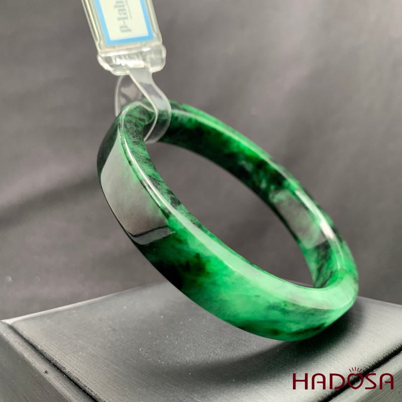 Vòng Ngọc Cẩm Thạch Sơn Thủy Ni 58 Bản Vuông | HADOSA