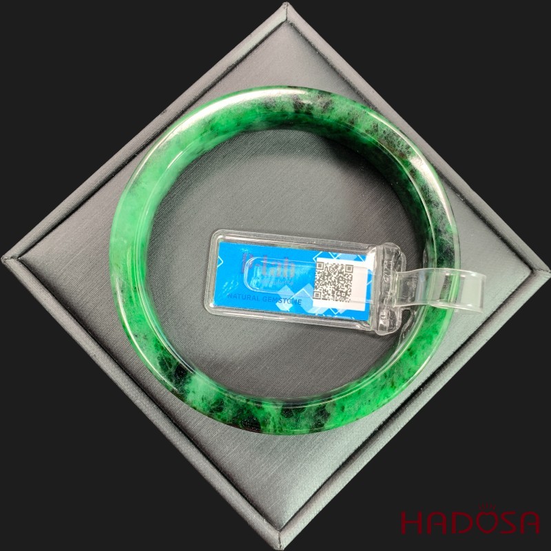 Vòng Ngọc Cẩm Thạch Sơn Thủy Ni 58 Bản Vuông | HADOSA