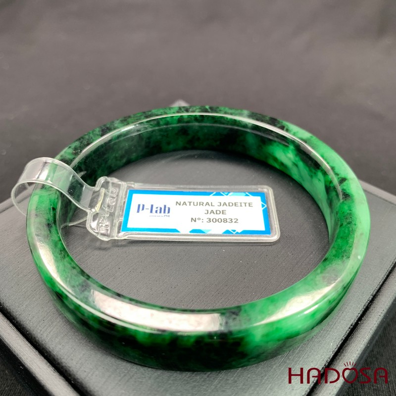 Vòng Ngọc Cẩm Thạch Sơn Thủy Ni 58 Bản Vuông | HADOSA