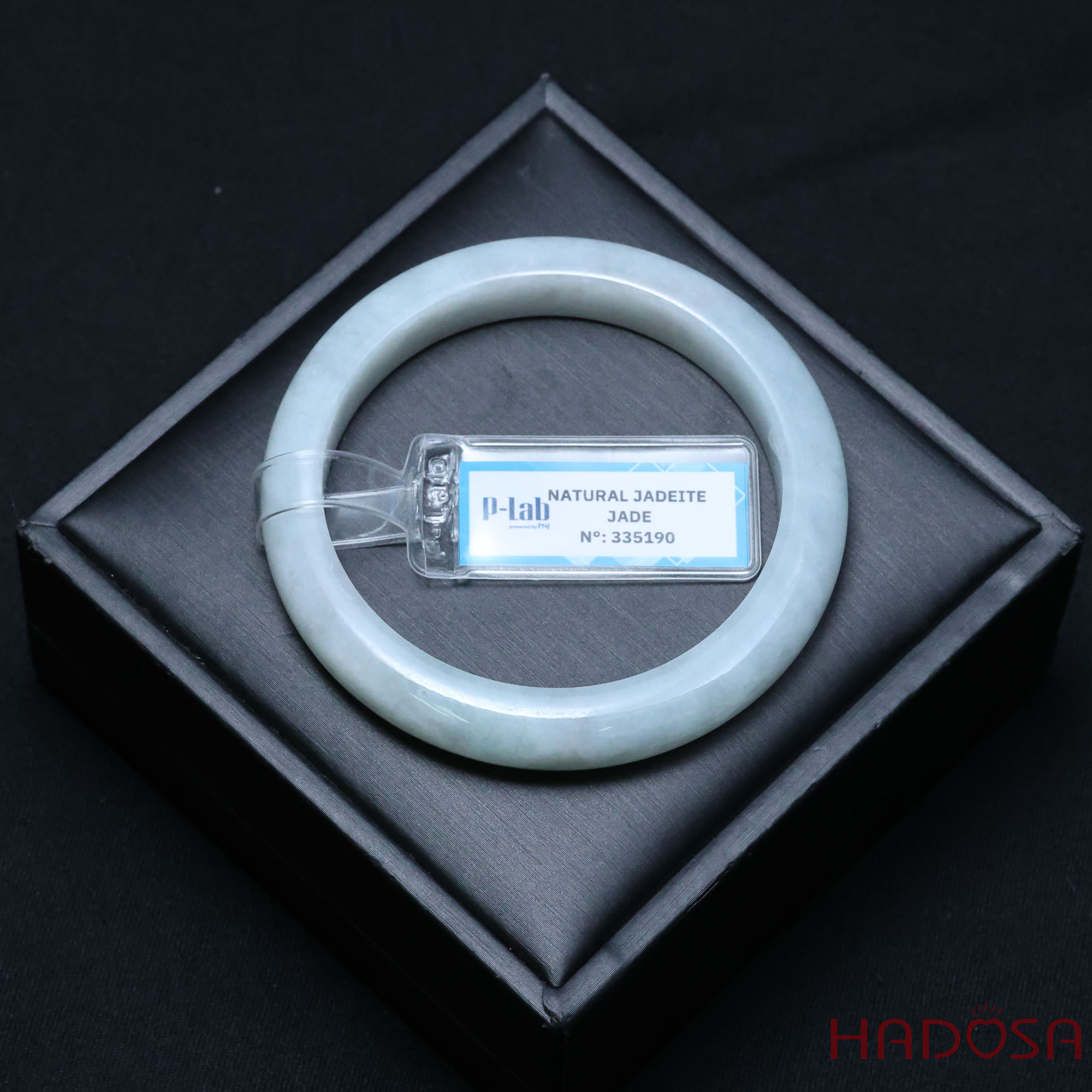 Vòng Cẩm Thạch Type A Nếp Mịn Lá Hẹ ni 53