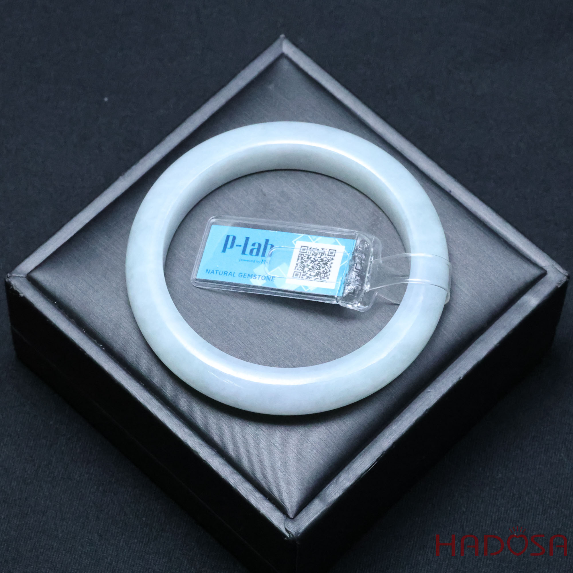 Vòng Cẩm Thạch Type A Nếp Mịn Lá Hẹ ni 54