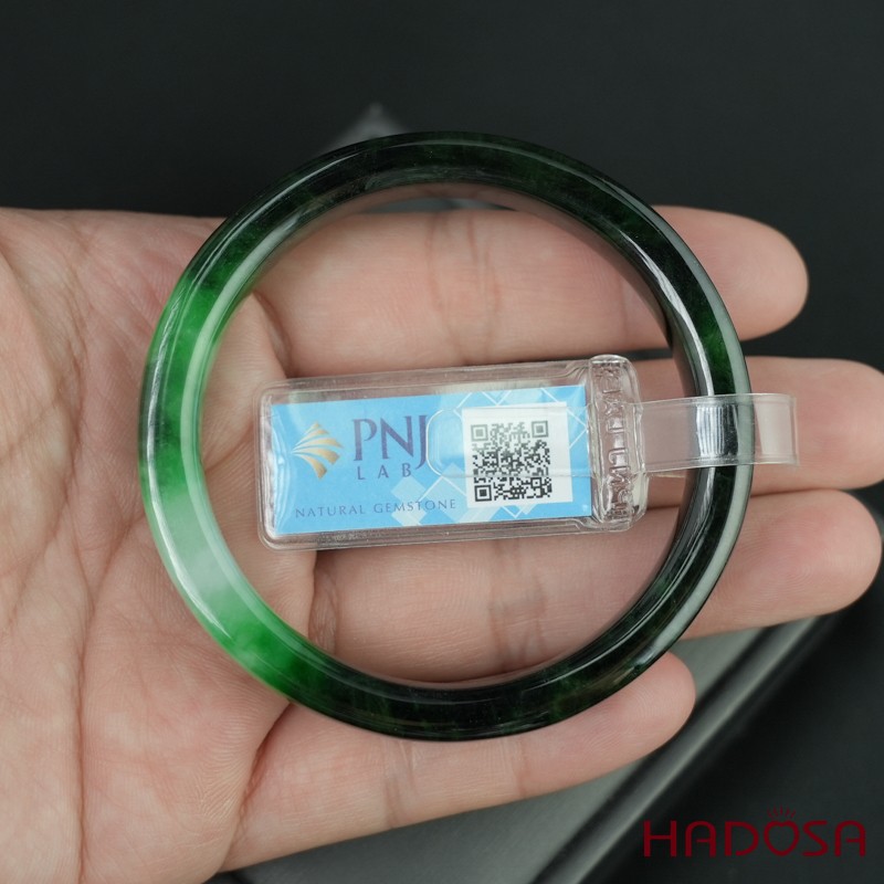 Vòng cẩm thạch sơn thuỷ bản vuông ni 52