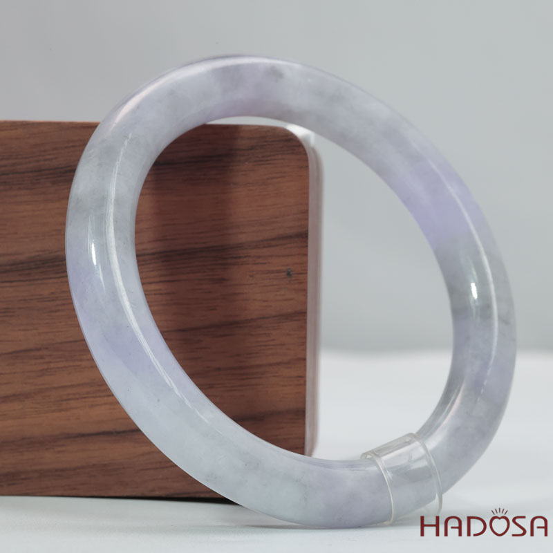 Vòng Cẩm Thạch Tím Tím Tử La Lan Ánh Xám Ni 54