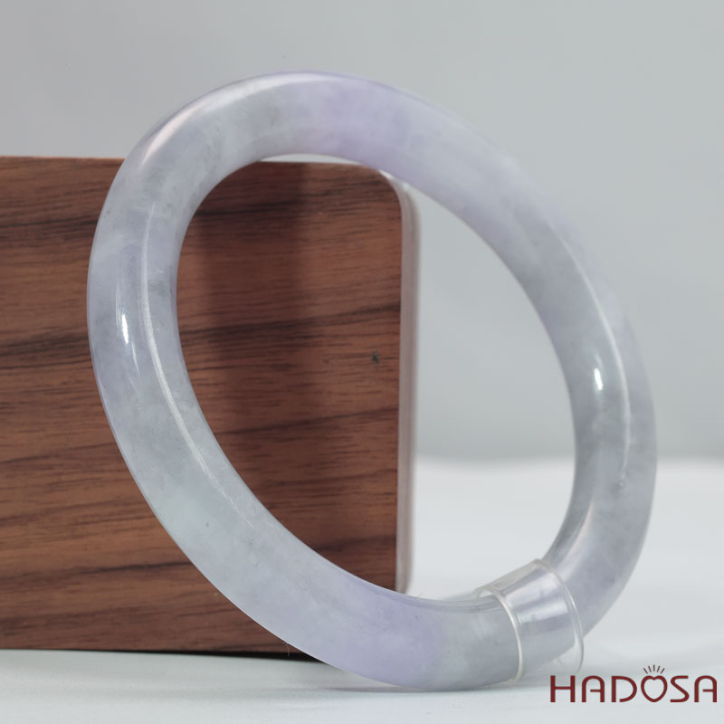 Vòng Cẩm Thạch Tím Tím Tử La Lan Ánh Xám Ni 54