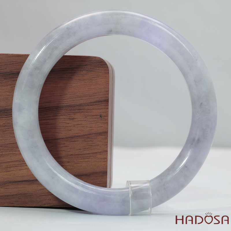 Vòng Cẩm Thạch Tím Tím Tử La Lan Ánh Xám Ni 54