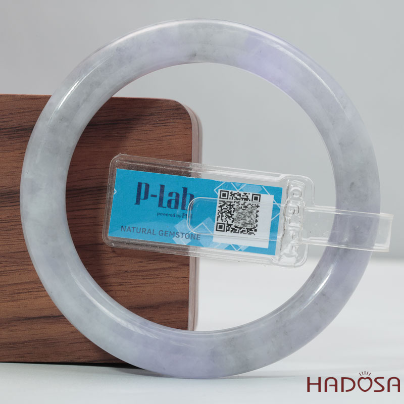 Vòng Cẩm Thạch Tím Tím Tử La Lan Ánh Xám Ni 54