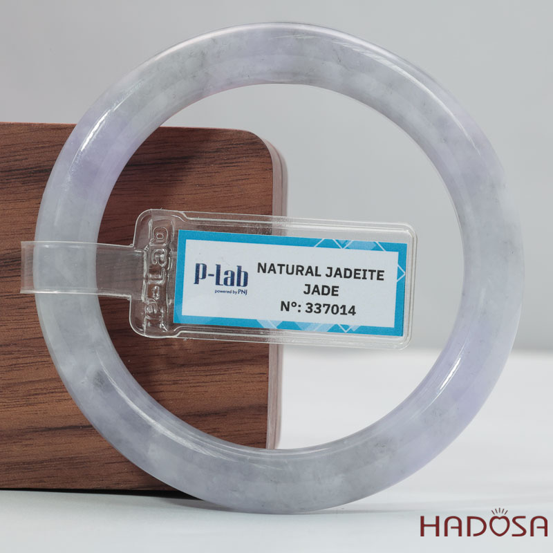 Vòng Cẩm Thạch Tím Tím Tử La Lan Ánh Xám Ni 54