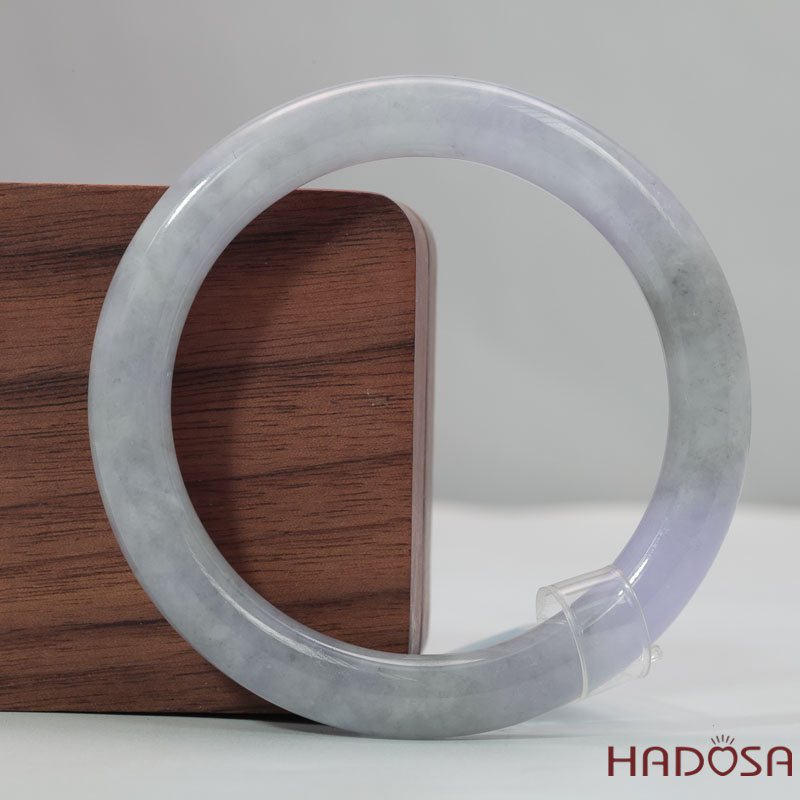 Vòng Tay Cẩm Thạch Tím Tím Tử La Lan ni Ánh Xám Ni 51