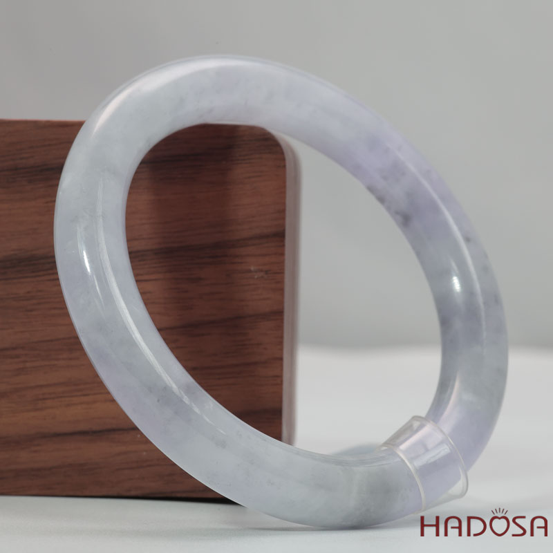 Vòng Ngọc Cẩm Thạch Tròn Xanh Trong Vân Lý Ni 54