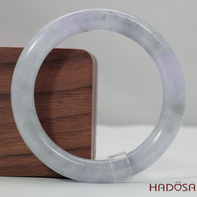 Vòng Ngọc Cẩm Thạch Tròn Xanh Trong Vân Lý Ni 54