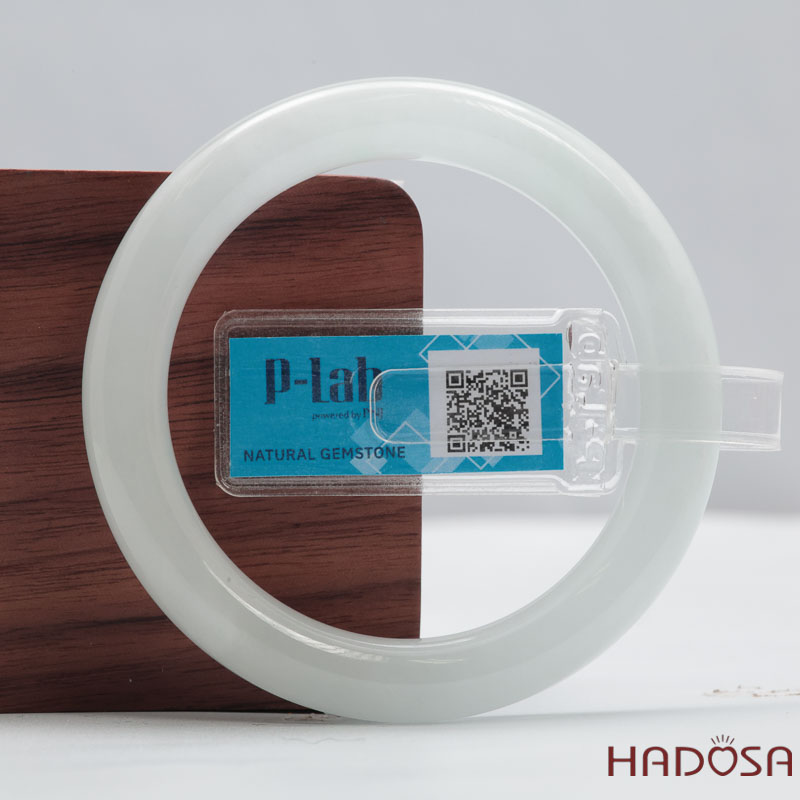 Vòng Tay Ngọc Cẩm Thạch Xanh Lý Trong Ni 48