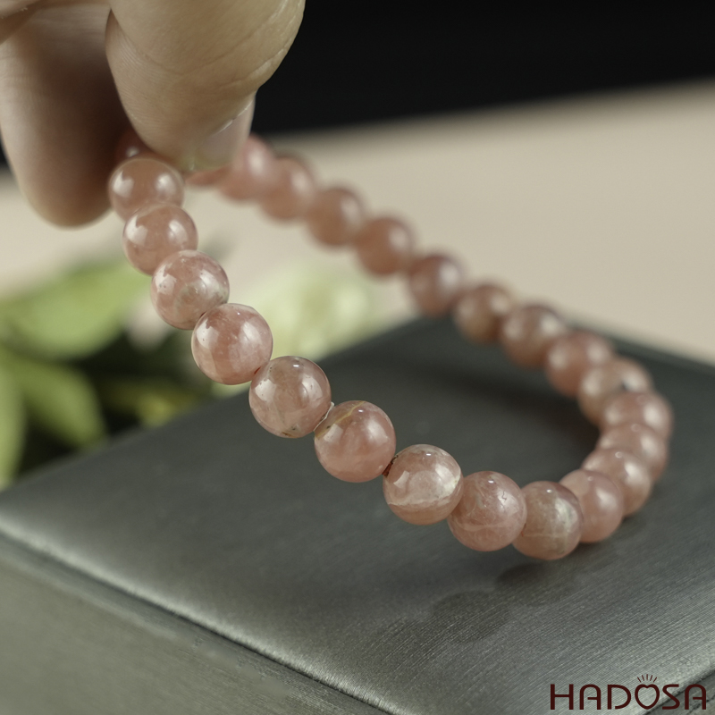 Vòng tay đá Đào Hoa 7mm 4A