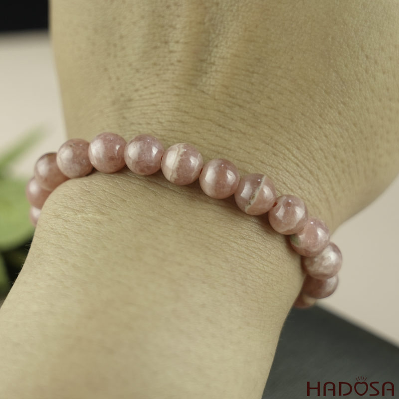 Vòng tay đá Đào Hoa 7mm 4A