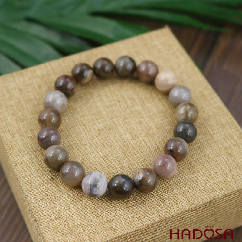 Vòng gỗ hoá thạch 10mm