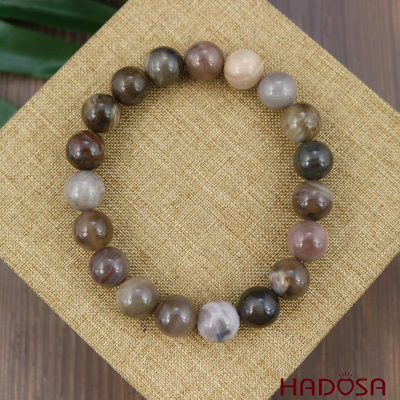 Vòng gỗ hoá thạch 10mm