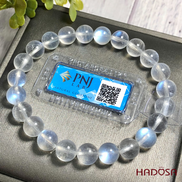 Vòng đá Mặt Trăng 8mm chuẩn 8A