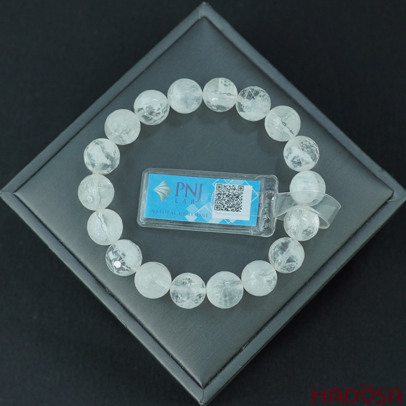 Vòng Thạch anh ưu linh mài giác 10mm chuẩn 4A