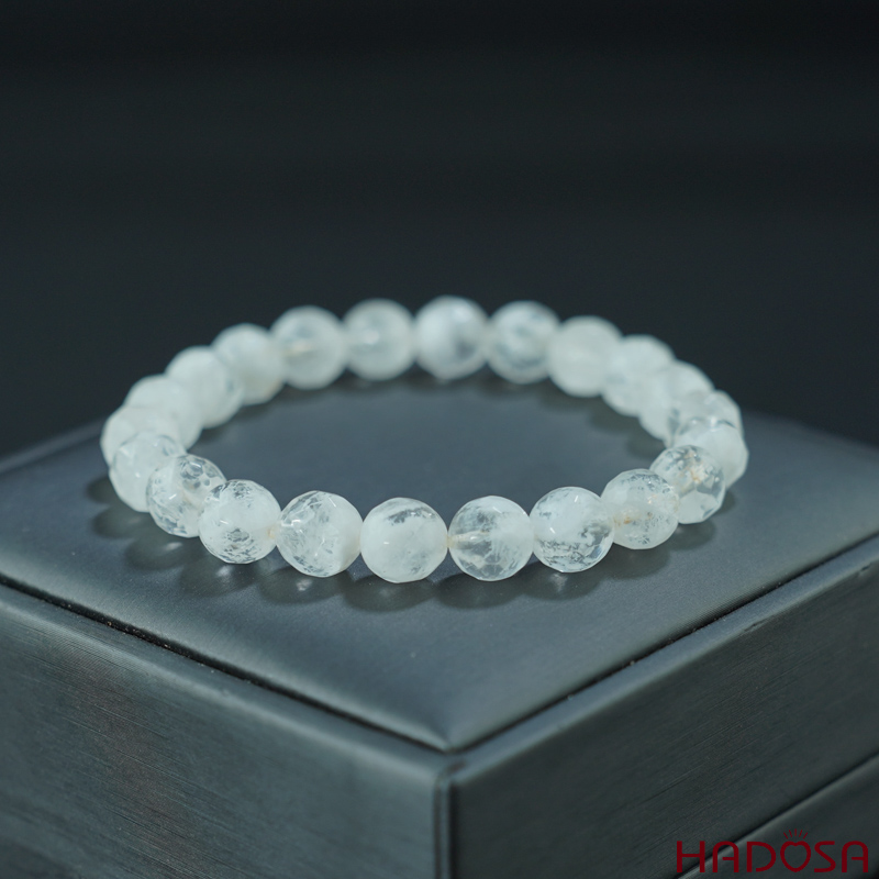 Vòng Thạch anh ưu linh mài giác 8mm chuẩn 4A