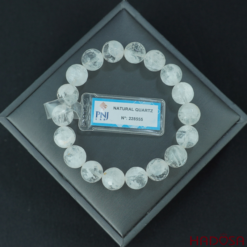 Vòng Thạch anh ưu linh mài giác 10mm chuẩn 4A