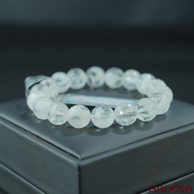 Vòng Thạch anh ưu linh mài giác 10mm chuẩn 4A