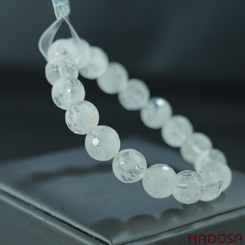 Vòng Thạch anh ưu linh mài giác 10mm chuẩn 4A