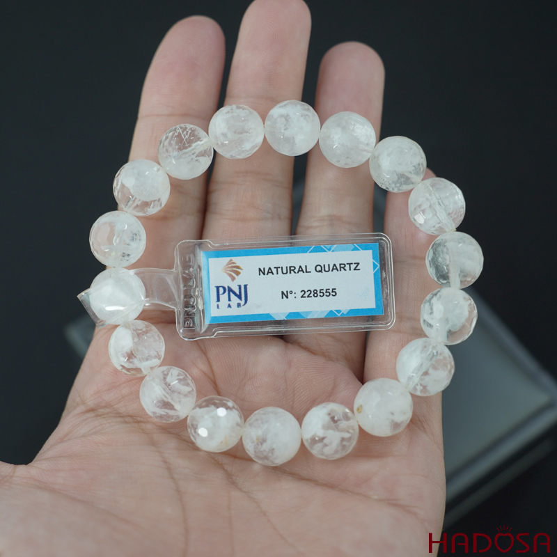Vòng Thạch anh ưu linh mài giác 10mm chuẩn 4A