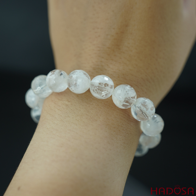 Vòng Thạch anh ưu linh mài giác 10mm chuẩn 4A