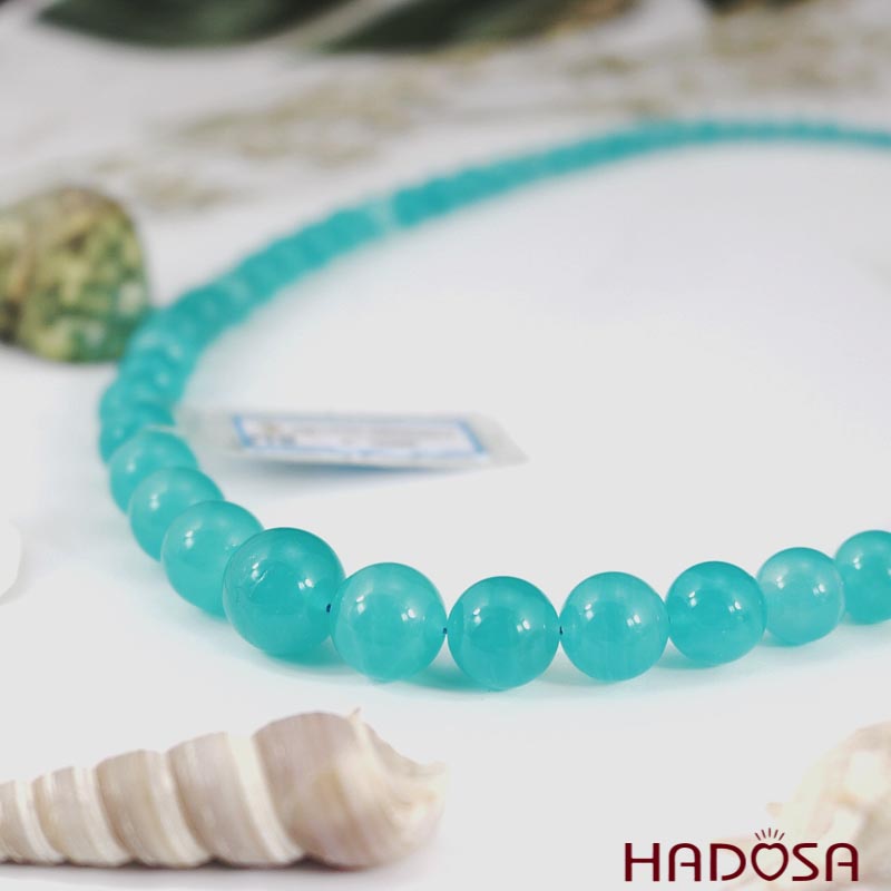 Vòng cổ đá Amazonite 5-14mm