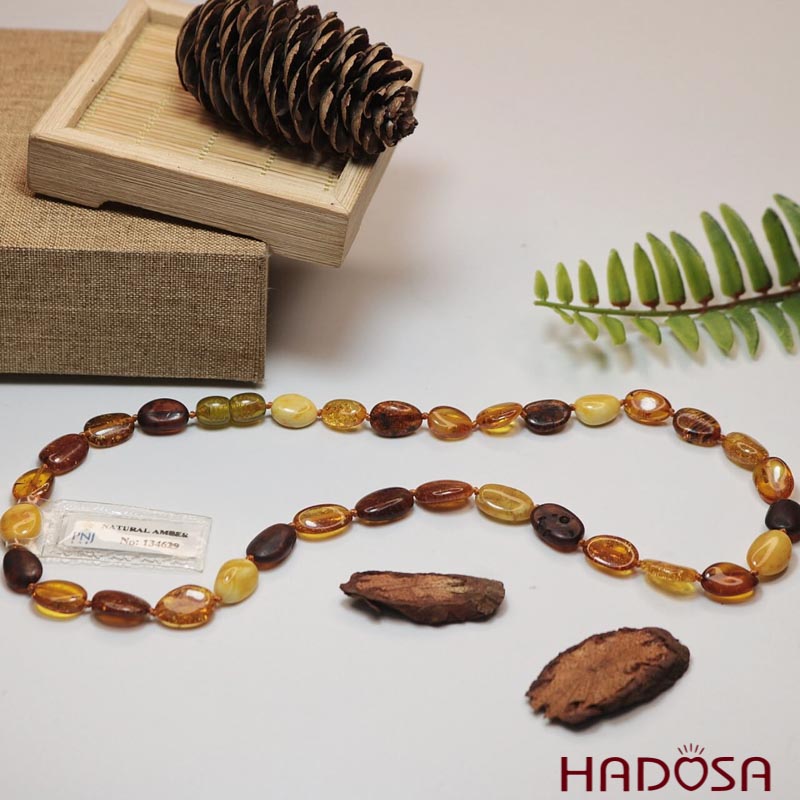 Vòng cổ Hổ Phách Baltic cao cấp Haodsa