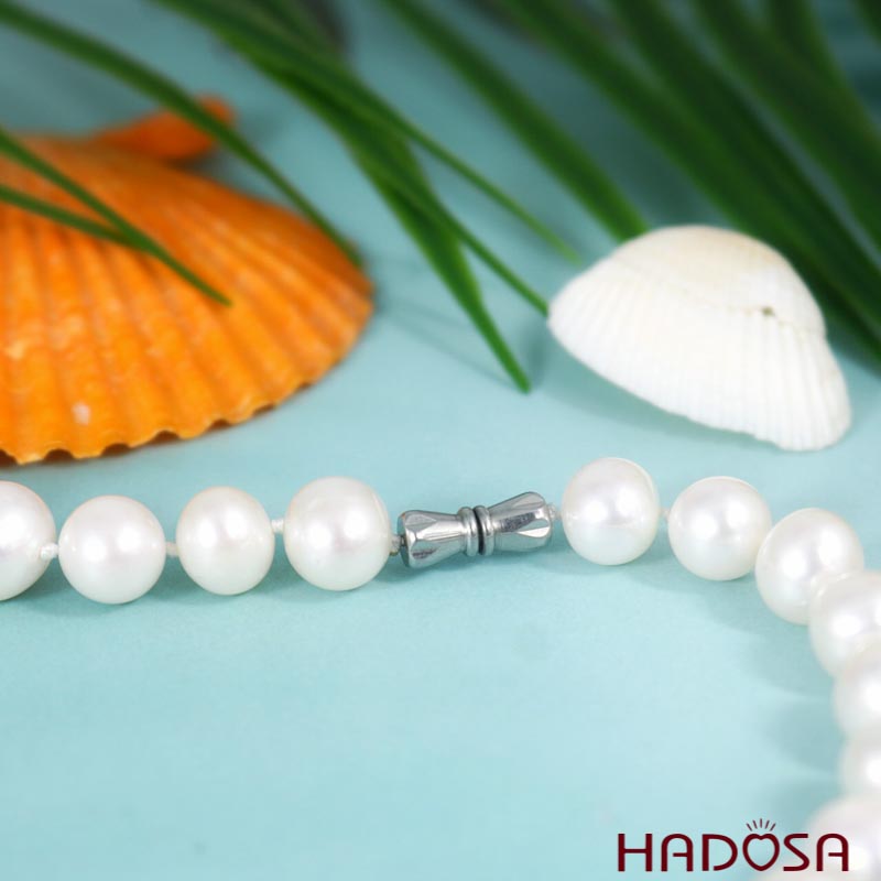 Vòng cổ Ngọc trai 9mm 4A