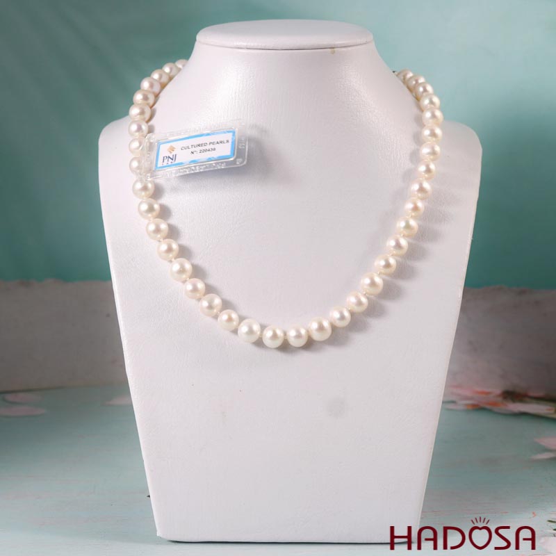Vòng cổ Ngọc trai 9mm 4A
