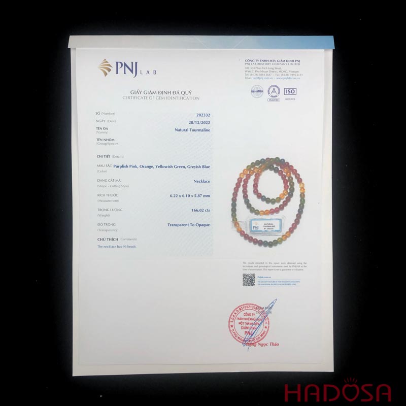 Vòng cuốn Tourmaline Hồng Lục Bảo 6mm chuẩn 7A