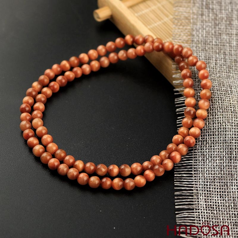 Vòng đá Mắt Hổ nâu đỏ 06mm đặc biệt cao cấp chuẩn 6A