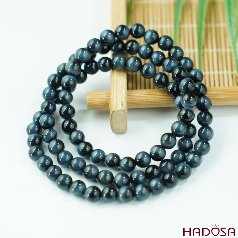 Vòng cuốn Thạch anh mắt chim ưng 6mm